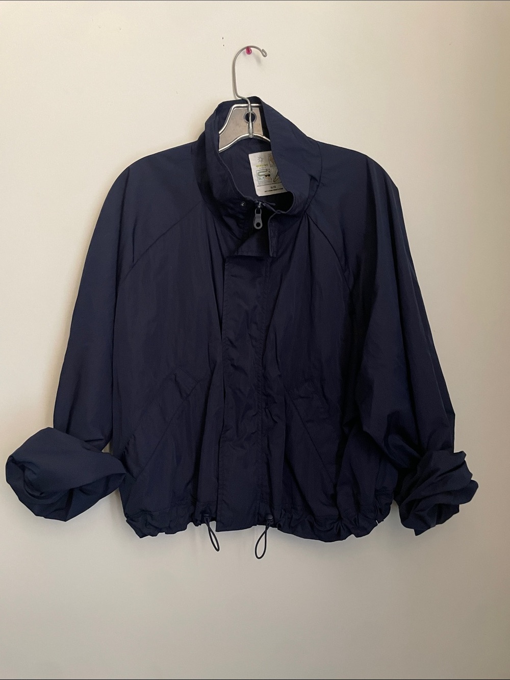 Offline by Aerie Navy Blue Nylon Full Zip Jacket & Skort Set Women’s L/XL - Picture 3 of 15